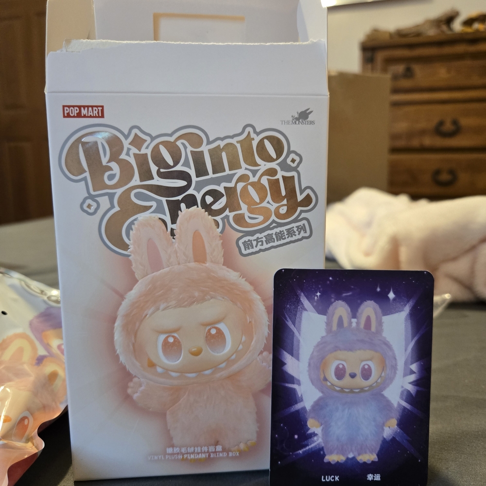 POP MART Big into Energy Plush Figure - Pink